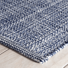 Fusion Blue Indoor/Outdoor Rug - Our Boat House