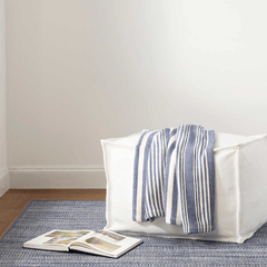 Fusion Blue Indoor/Outdoor Rug - Our Boat House