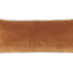 Gehry Velvet/Linen Decorative Pillow - Caramel - Our Boat House