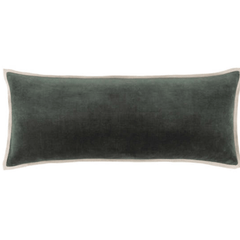Gehry Velvet/Linen Decorative Pillow - Everglade - Our Boat House