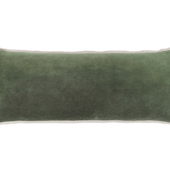Gehry Velvet/Linen Decorative Pillow - Sage - Our Boat House
