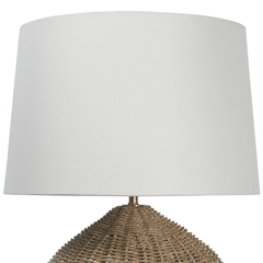 Georgian Table Lamp - Natural - Our Boat House
