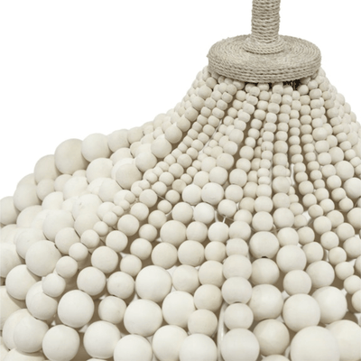 Glendale Wood Bead Table Lamp - Our Boat House