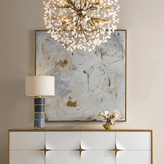 Gradient Sapphire Table Lamp - Our Boat House