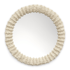 Grand Turk Wood Bead Mirror - Our Boat House
