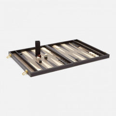 Grantham Backgammon - Charcoal - Our Boat House