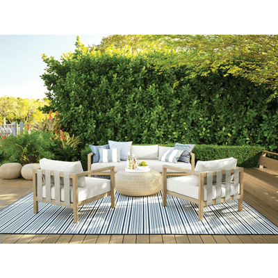Greylock ndoor/Outdoor Decorative Pillow - Soft Navy Blue - Our Boat House
