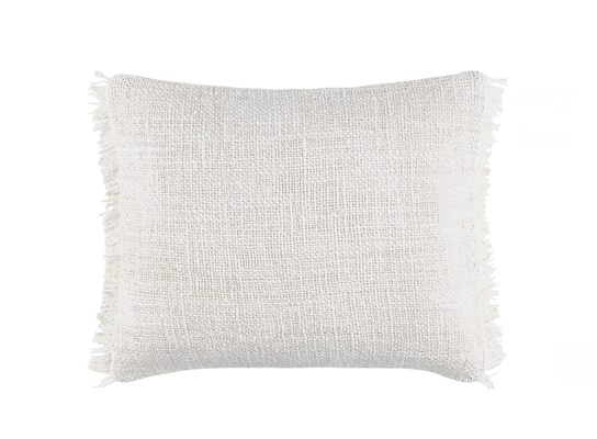 Griffin Linen Decorative Pillow - Ivory - Our Boat House