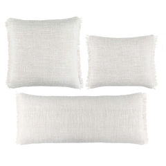 Griffin Linen Decorative Pillow - Ivory - Our Boat House