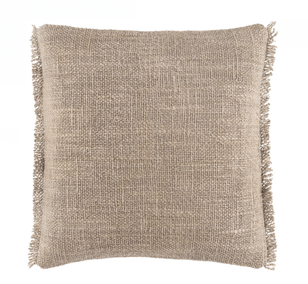 Griffin Linen Decorative Pillow - Stone - Our Boat House