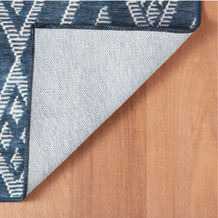 Guthrie Navy Machine Washable Rug - Our Boat House