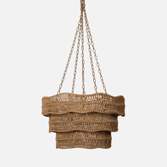 Halina Woven Chandelier - Our Boat House