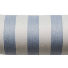 Halo Chambray X - Stripe - Outdoor Pillow - Our Boat House