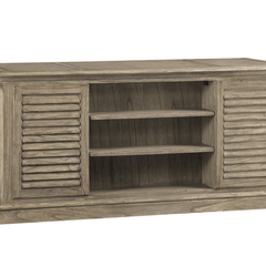 Hamlin Gray Driftwood Executive Desk - Our Boat House