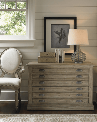 Hamlin Gray Driftwood File Chest - Our Boat House