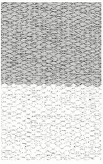 Hampton 4 - inch Stripe Indoor/Outdoor PVC Rug - Light Gray/White - Our Boat House