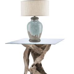 Hampton Driftwood Side Table Base - Our Boat House