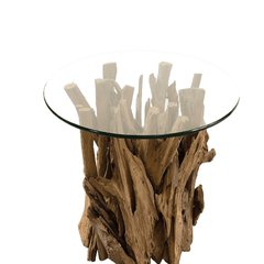 Hampton Driftwood Side Table Base - Our Boat House
