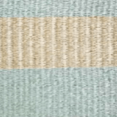 Hampton PVC Rug - Amy: Powder Blue & Cream Stripe Area Rug - Our Boat House