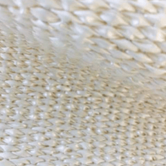 Hampton PVC Rug - Jacquelin Metallic White Area Rug - Our Boat House
