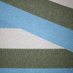 Hampton PVC Rug - Lina: Aqua, Olive & Cream Stripe Area Rug - Our Boat House