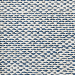 Hampton PVC Rug - Lina Strie: James Blue, Cream & Beige Area Rug - Our Boat House