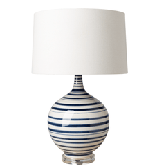 Hampton Shores Striped Lamp - Our Boat House