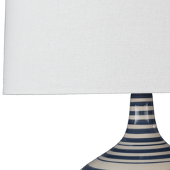 Hampton Shores Striped Lamp - Our Boat House
