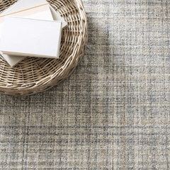 Harris Wool Rug - Blue & Brown - Our Boat House
