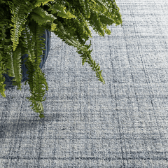Harris Wool Rug - Blue & Ivory - Our Boat House