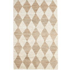 Harwich Natural Handwoven Jute Rug - Our Boat House