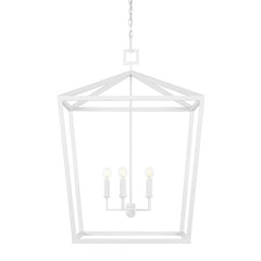 Haverhill White Wrought Iron Lantern - Multiple Sizes - Our Boat House