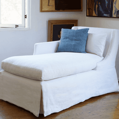 Hemingway Slipcovered 30in LAF Chaise - Our Boat House