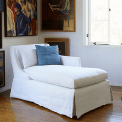 Hemingway Slipcovered 30in RAF Chaise - Our Boat House