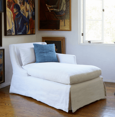 Hemingway Slipcovered 30in RAF Chaise - Our Boat House