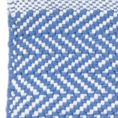 Herringbone Indoor/ Outdoor Rug - French Blue - Our Boat House