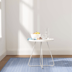 Herringbone Indoor/ Outdoor Rug - French Blue - Our Boat House