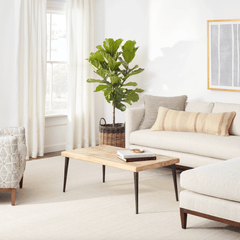Herringbone Indoor/ Outdoor Rug - Linen & White - Our Boat House