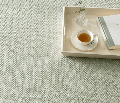 Herringbone Woven Cotton Rug - Ocean - Our Boat House