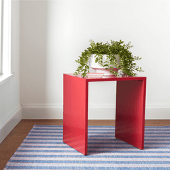 Hillsgrove Stripe Denim Handwoven Cotton Rug - Our Boat House