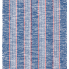 Hillsgrove Stripe Denim Handwoven Cotton Rug - Our Boat House