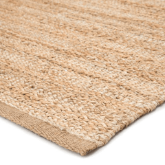 Himalaya Jute Rug - Tan & White - Our Boat House