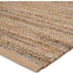 Himalaya Jute Rug - Tapioca & Artic Ice - Our Boat House