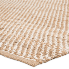 Himalaya Jute Rug - Tapioca & Snow - Our Boat House