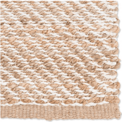 Himalaya Jute Rug - Tapioca & Snow - Our Boat House