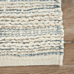 Himalaya Jute Rug - Whitecap Gray & Blues - Our Boat House