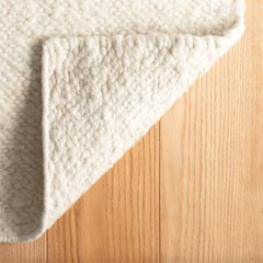 Holmstead Ivory Handwoven Wool Rug - Our Boat House