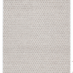 Honeycomb Woven Rug - Ivory & Grey - Our Boat House