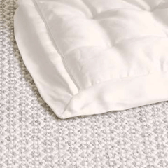 Honeycomb Woven Rug - Ivory & Grey - Our Boat House