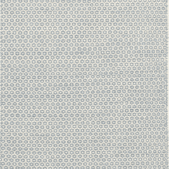 Honeycomb Woven Wool Rug - Soft French Blue & Ivory - Our Boat House